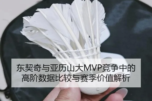 东契奇与亚历山大MVP竞争中的高阶数据比较与赛季价值解析